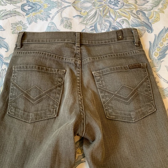 7 for all mankind grey skinnies - Picture 7 of 8